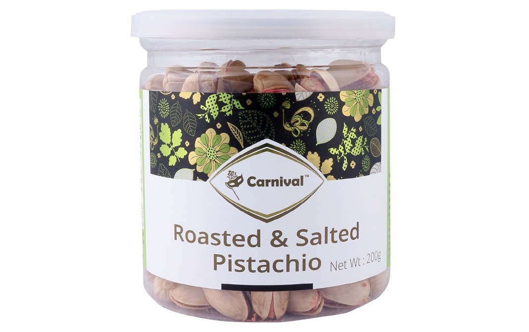 Carnival Roasted & Salted Pistachio    Plastic Jar  200 grams
